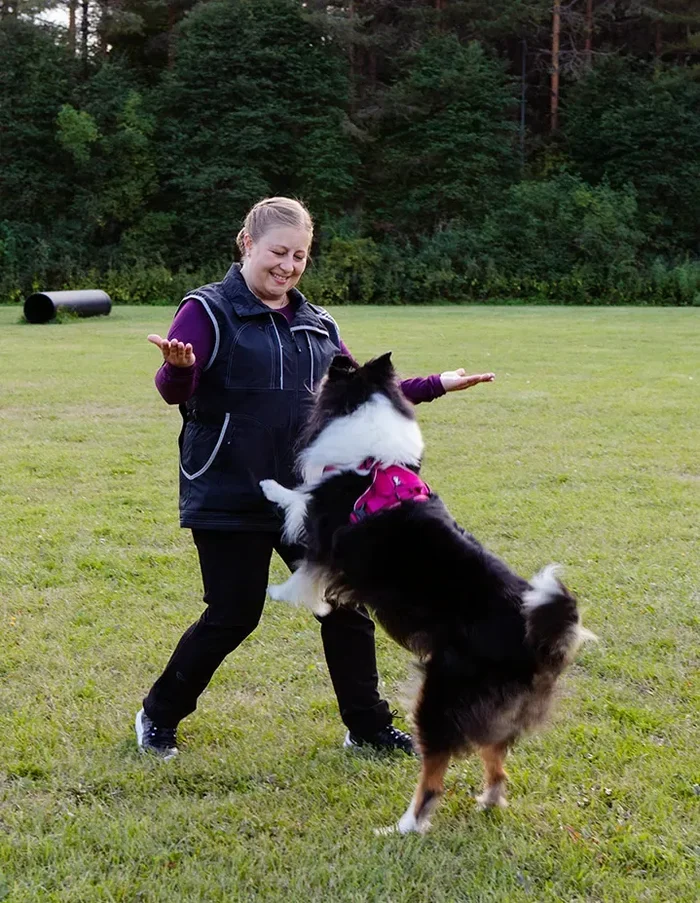 Heidi ja FI RTVA BH Ruffenuff Peppermint Twist