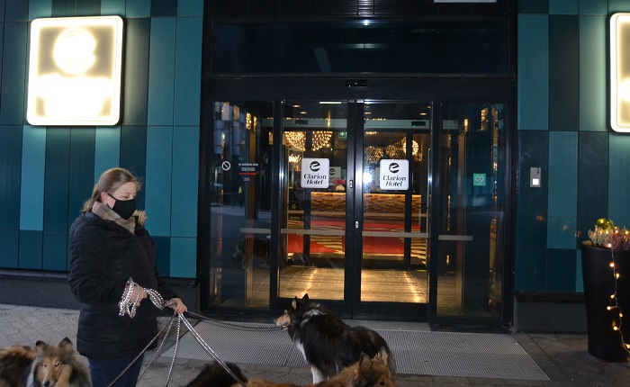 Lähdön hetki koitti Clarion Aviapoliksen Happy Dog koiran uusivuosi tapahtumasta. Ensi vuonna taas uudestaan!