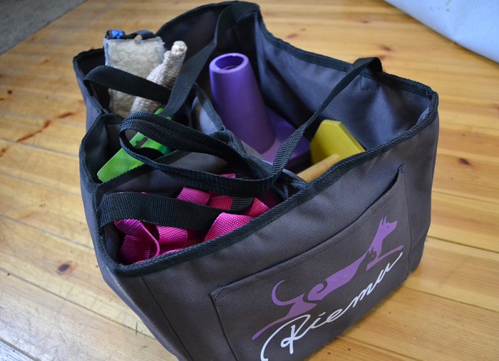 Riemu-treenikassi on näppärä vaihtoehto kevyempään käyttöön. 